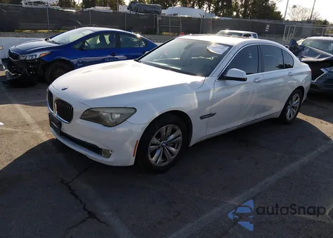 2012 BMW 740I from USA, damaged, VIN WBAKA4C59CDS99115